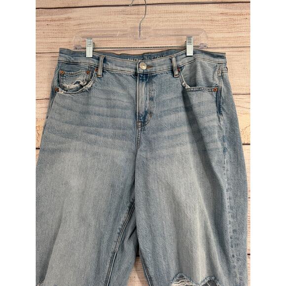 American Eagle '90s Bootcut Jeans Womens 16 Blue Light Wash Denim - Picture 3 of 13